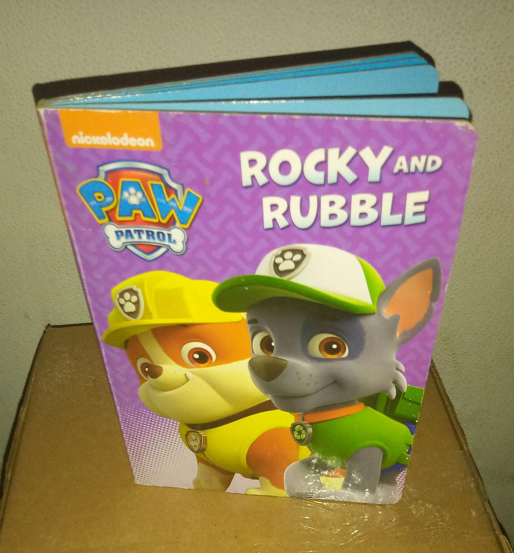 Paw Patrol Rocky And Rubble Board Book Kids...book 2